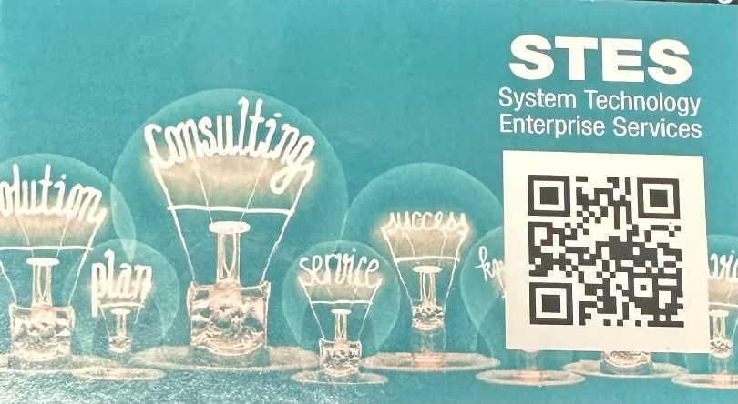 STES QR code card